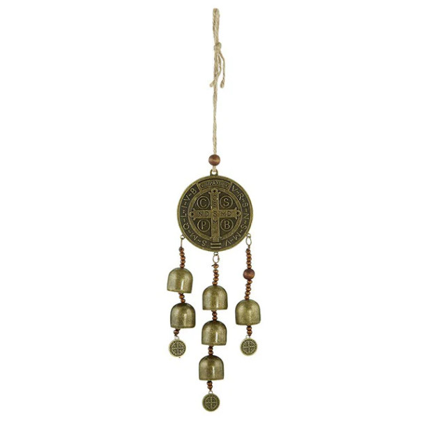 St. Benedict Door Hang with Bells