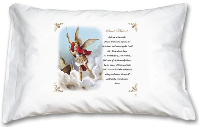 St. Michael Pillow Case – English Prayer