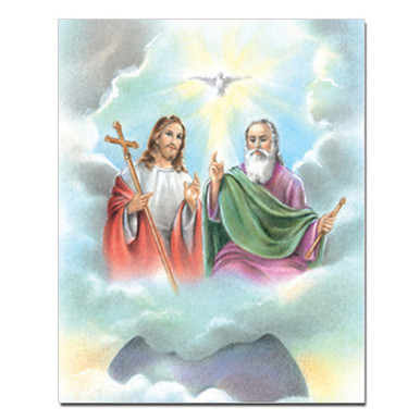 HOLY TRINITY CARDED PRINT 8x10 PRINT FOR FRAMING - Catholic Online ...
