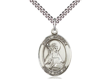 St. Bridget of Sweden - Oval Patron Saint Series