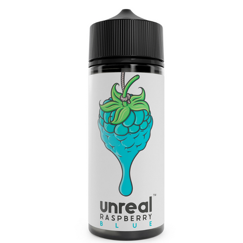 Blue Shortfill E-liquid by Unreal Raspberry 100ml