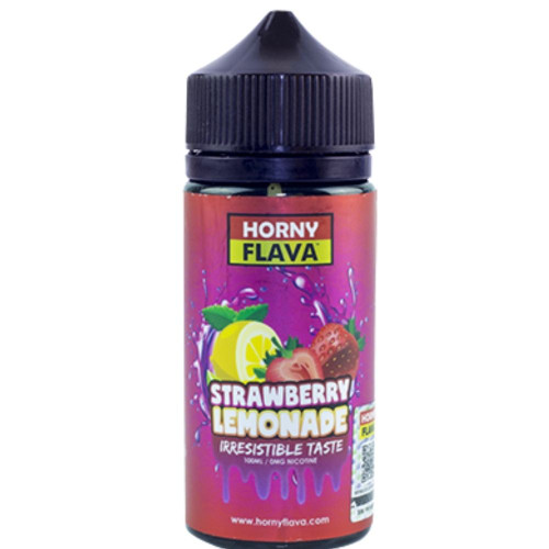 Strawberry Lemonade E-liquid by Horny Flava 100ml Short fill