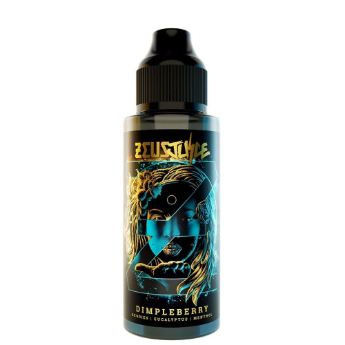 Bottle of Dimpleberry E-liquid by Zeus Juice 100ml Short Fill