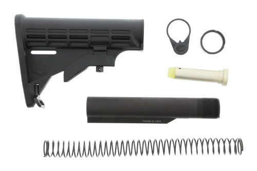 UTG MIL-SPEC AR-15 COMPLETE 6-POSITION STOCK ASSEMBLY (RBU6BM)