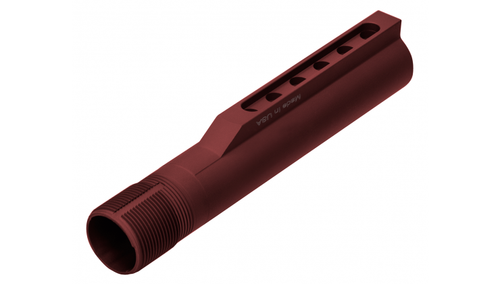 UTG PRO AR-15 6-POSITION MIL-SPEC BUFFER TUBE (RED ANODIZED) (TLU001R)