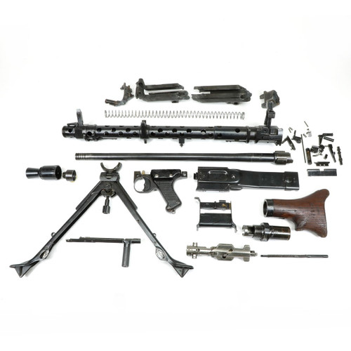German MG34 Machine Gun Parts Kit With Original Barrel & Bipod (MG34-IB-BI)