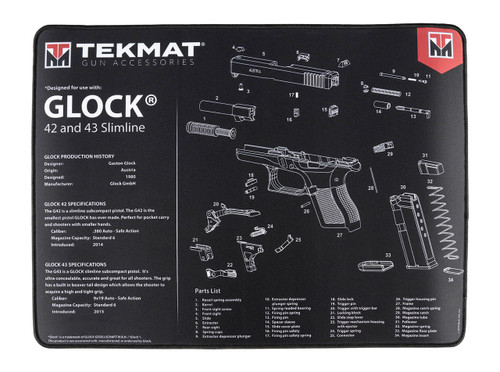 TEKMAT TEK-R20-GLOCK-42-43  20X15 ULTRA GLK 42/43