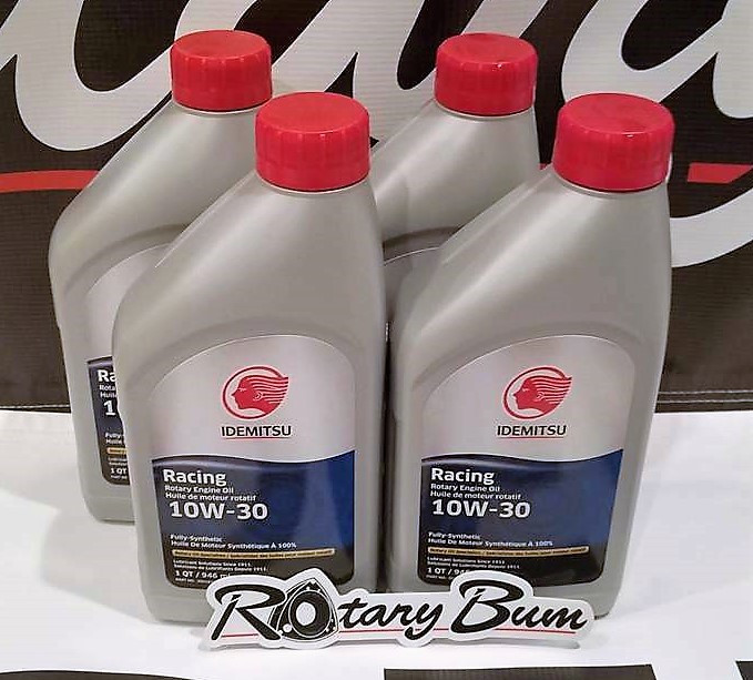 Idemitsu 10W-30 Full Synthetic Rotary Engine Oil - 4 qt. pack