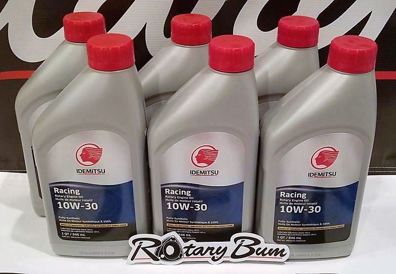 Idemitsu 10W-30 Full Synthetic Rotary Engine Oil - 6 qt. pack