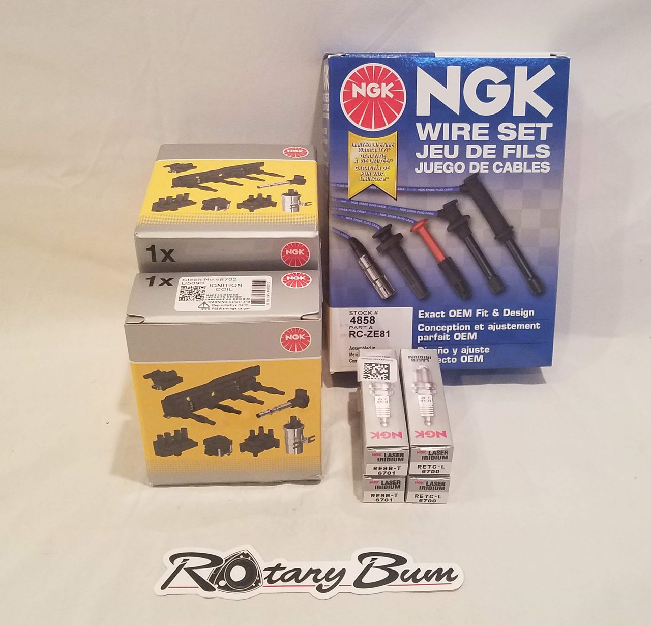 NGK プラグ RE7C-L 6700 RE9B-T 6701 RX-8 未使用