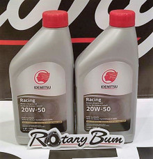 Idemitsu 20W-50 Full Synthetic Rotary Engine Oil - 2 qt. pack