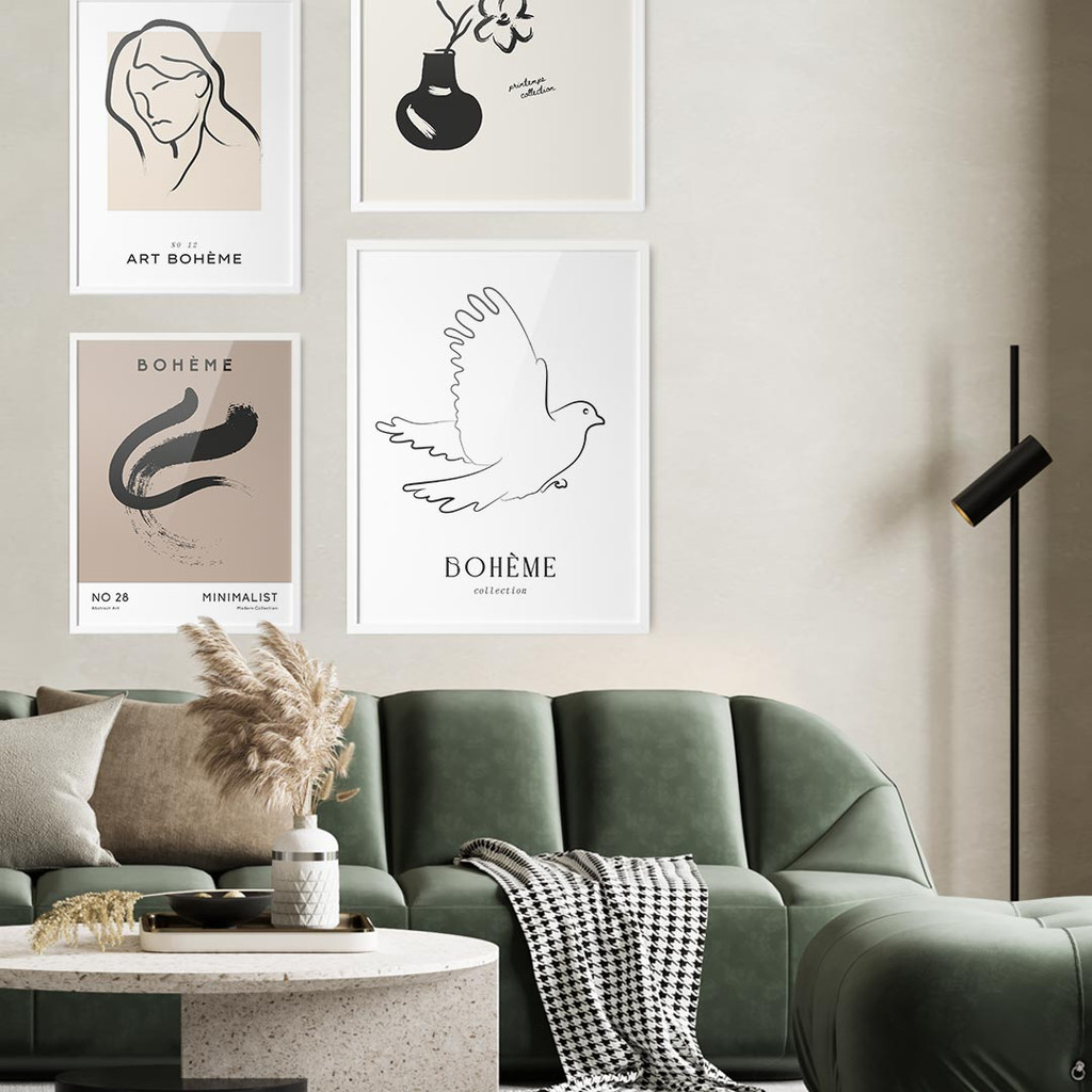Boheme Collection, Line Bird Flying