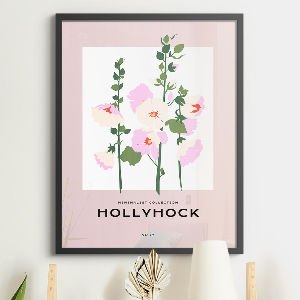 Hollyhock, Minimalist Collection