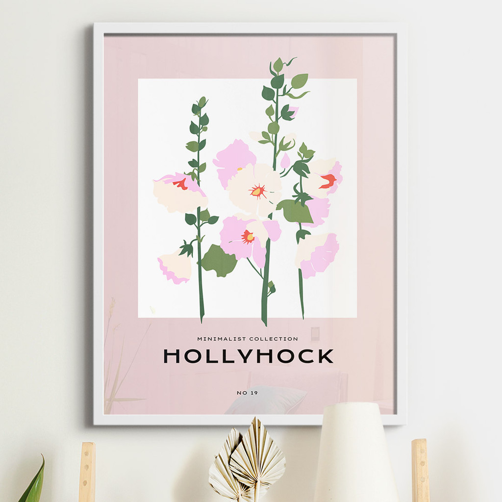 Hollyhock, Minimalist Collection