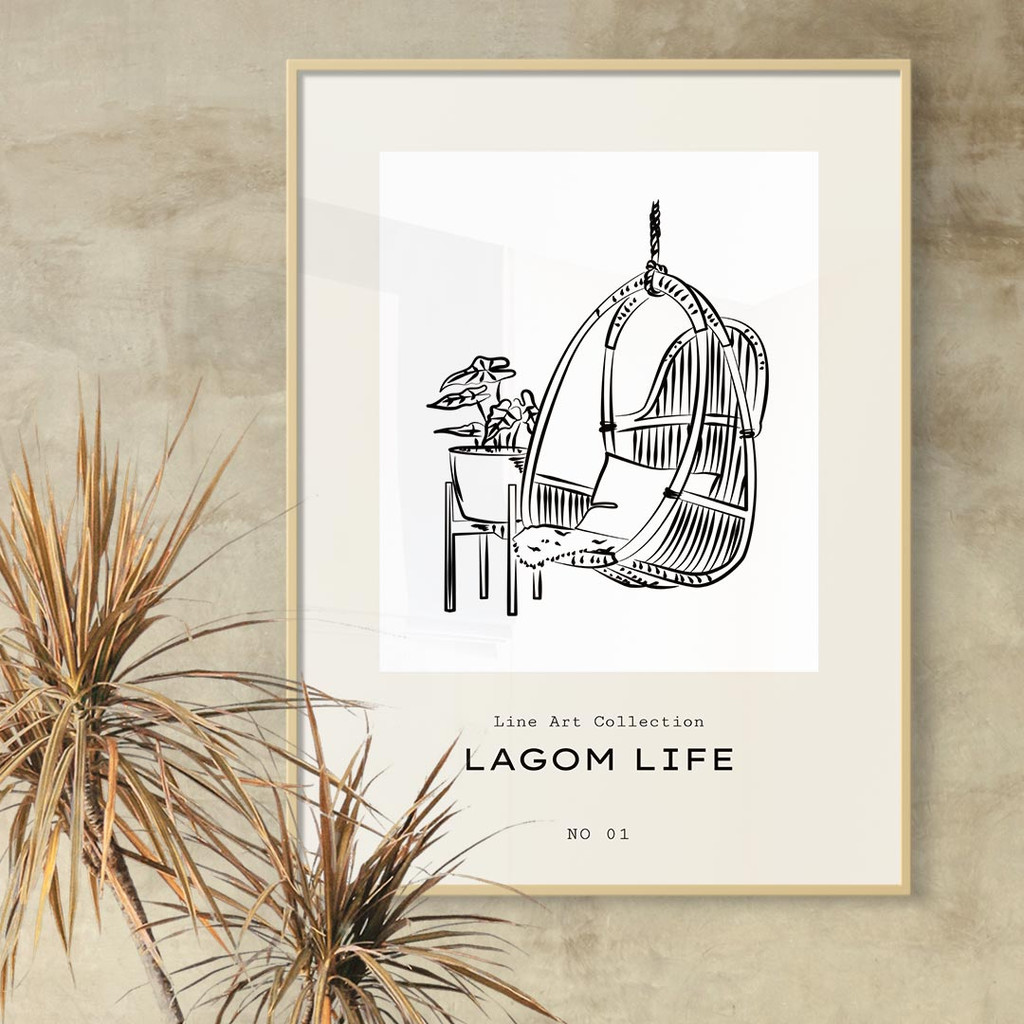 Lagom Life, Line Art Collection No. 01