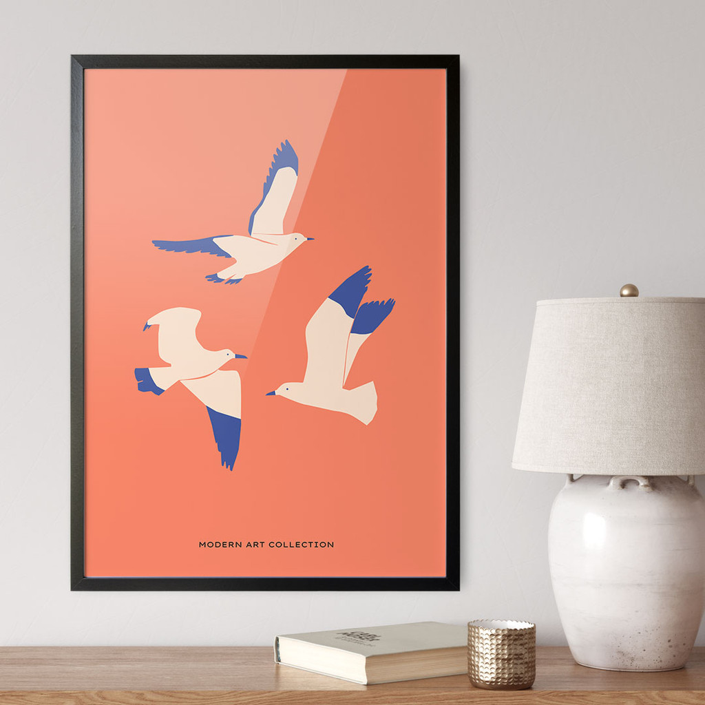 Modern Art Collection, Blue Birds