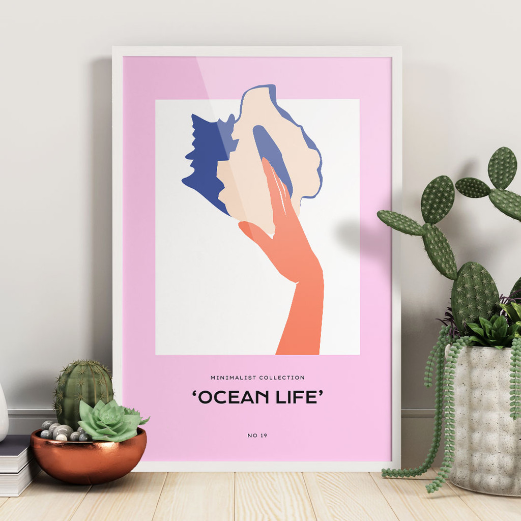 Ocean Life, Minimalist Collection, No. 19
