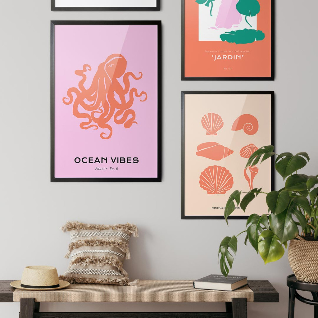 Ocean Vibes, Orange Octopus