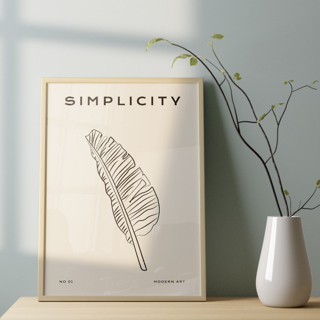 Simplicity, Modern Art Collection No. 01