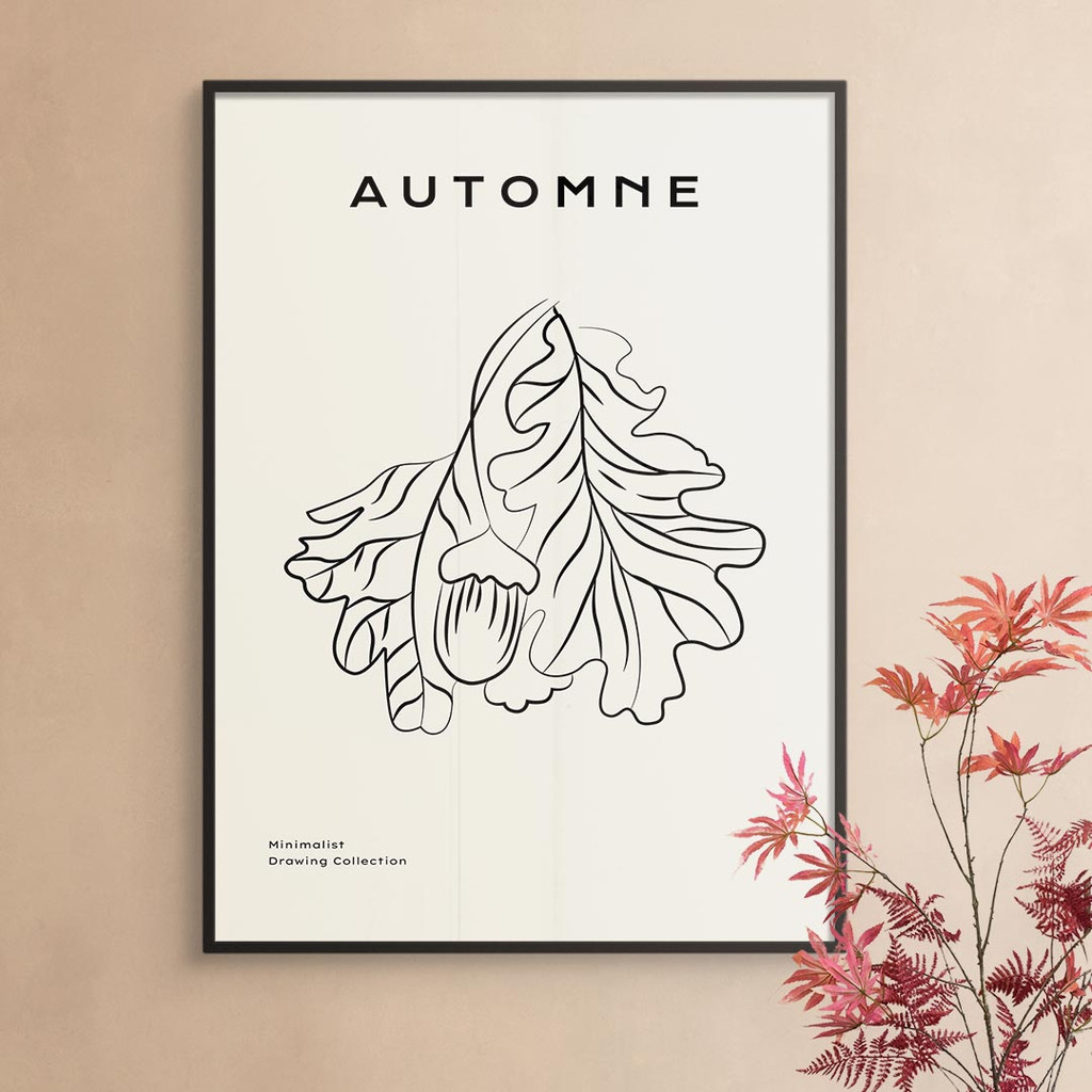 Automne, Minimalist Drawing Collection No. 110