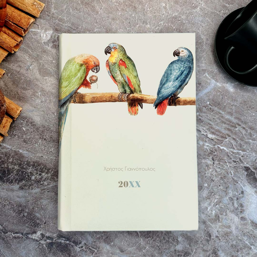 Ατζέντα Book Colorful Parrots