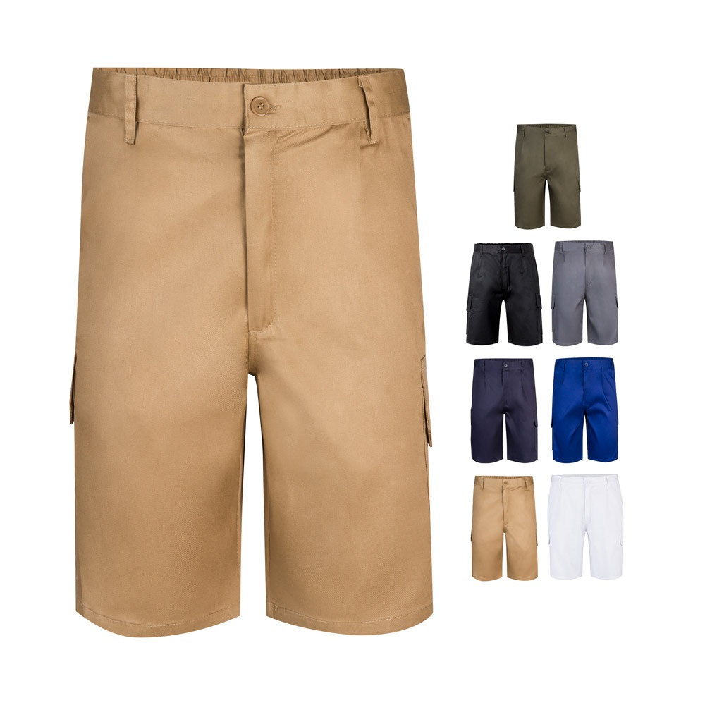 VL CHIONE. Βερμούδα από twill με πολλαπλές τσέπες (200g/m²), από βαμβάκι (35%) και πολυεστέρα (65%)
