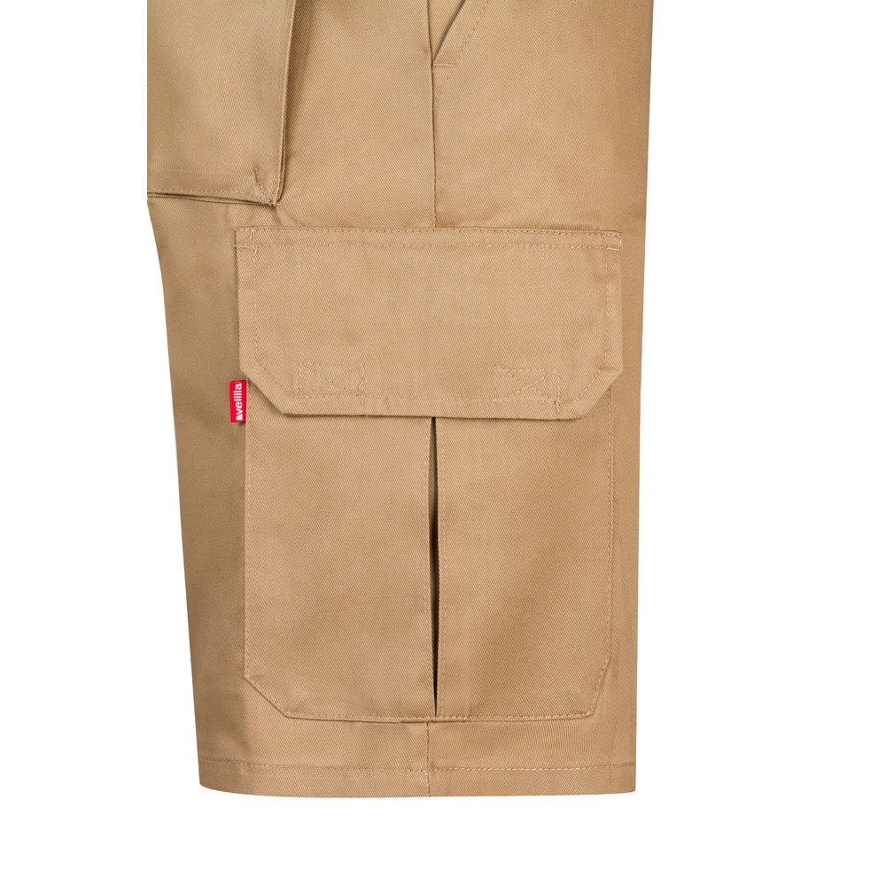 VL CHIONE. Βερμούδα από twill με πολλαπλές τσέπες (200g/m²), από βαμβάκι (35%) και πολυεστέρα (65%)