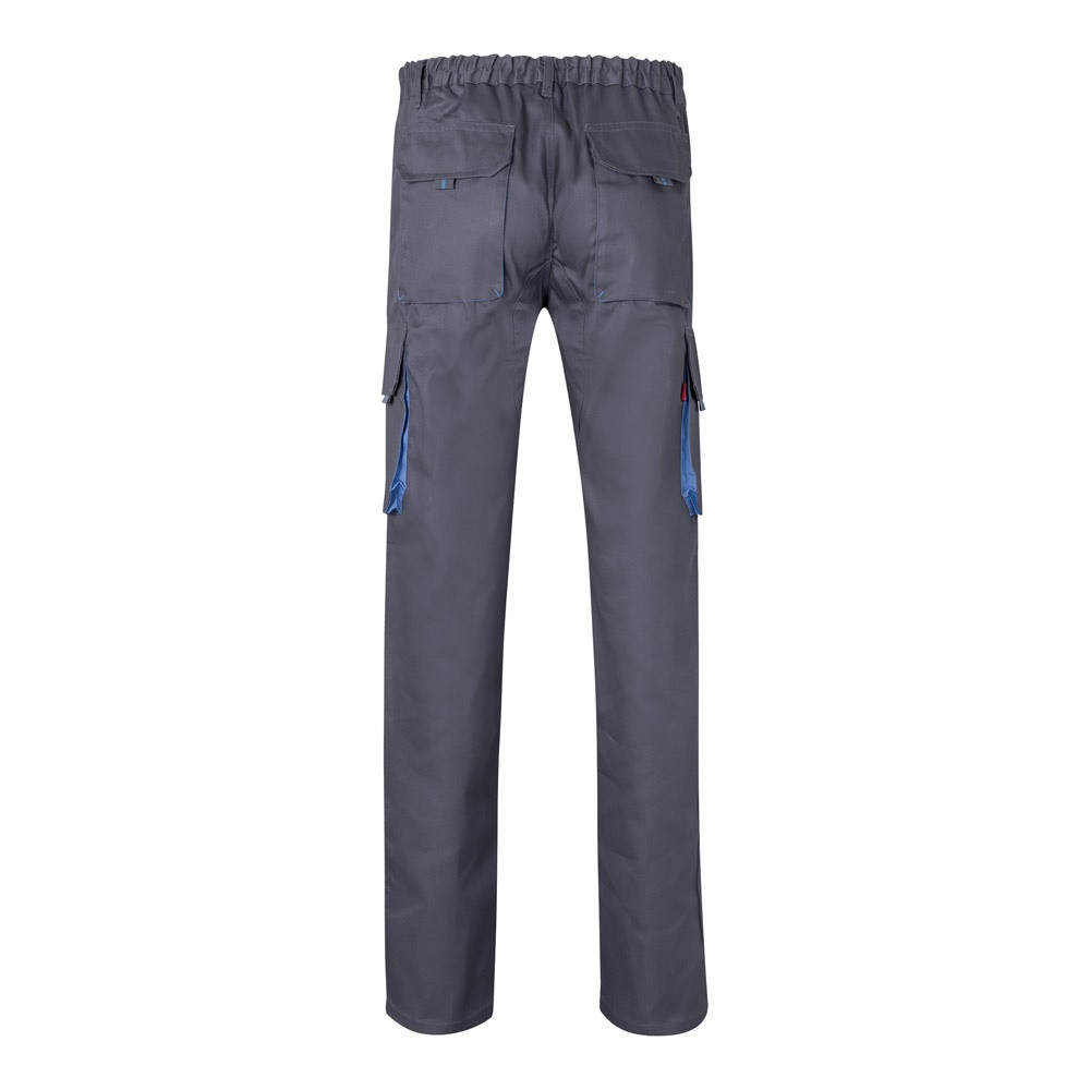 VL HYPNOS. Δίχρωμο παντελόνι twill με πολλαπλές τσέπες (200g/m²), από βαμβάκι (35%) και πολυεστέρα (65%)