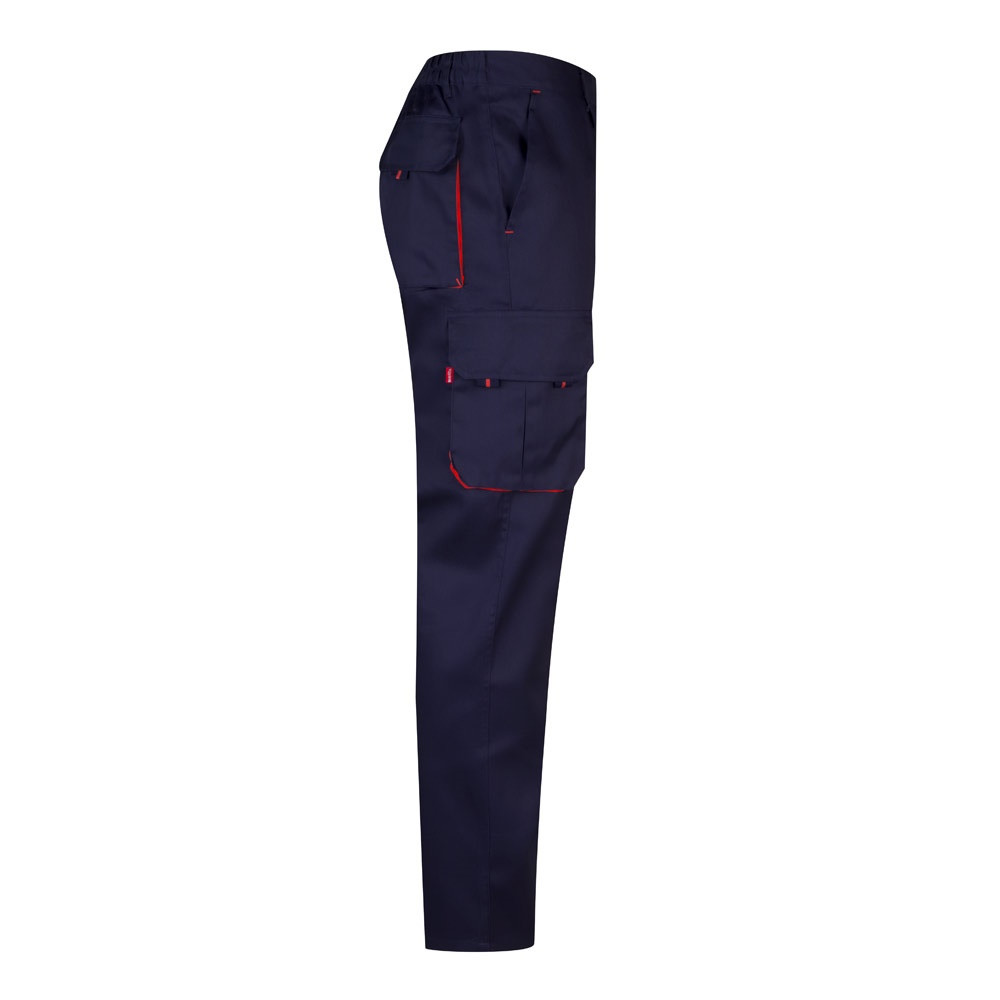 VL HYPNOS. Δίχρωμο παντελόνι twill με πολλαπλές τσέπες (200g/m²), από βαμβάκι (35%) και πολυεστέρα (65%)