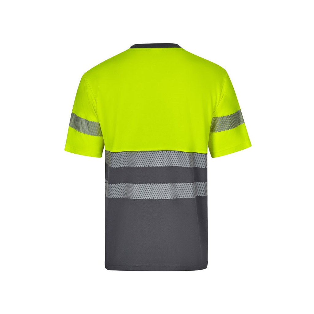 VL BASTET. Δίχρωμο μπλουζάκι πικέ (150g/m²), από βαμβάκι (55%) και πολυεστέρα (45%)