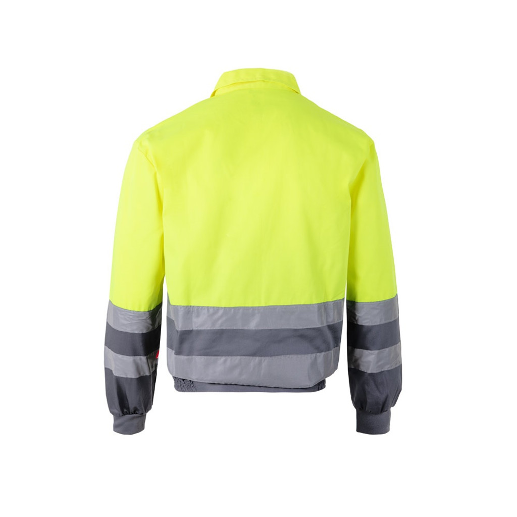 VL NEPTUNE. Δίχρωμη ζακέτα twill (210g/m²) από πολυεστέρα (80%) και βαμβάκι (20%)