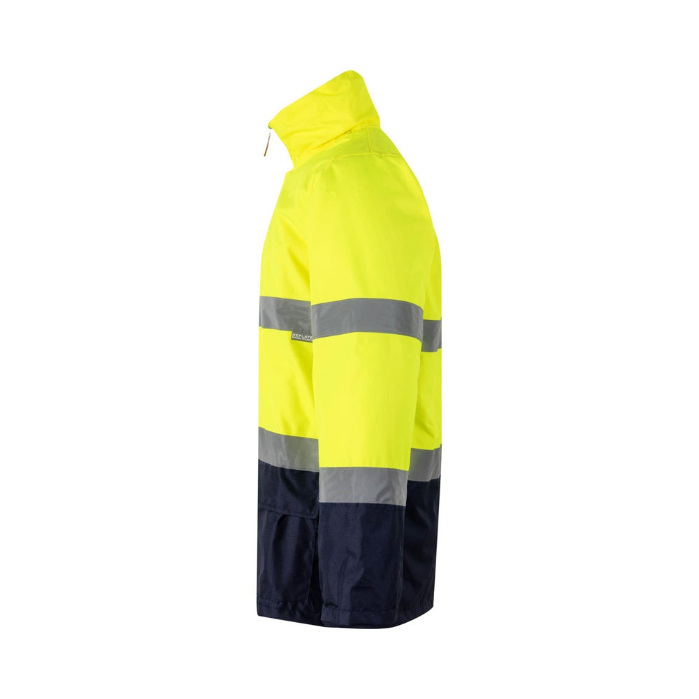 VL THEMIS LARGE. Δίχρωμη ζακέτα (190g/m²), από πολυεστέρα (100%), με επίστρωση PU