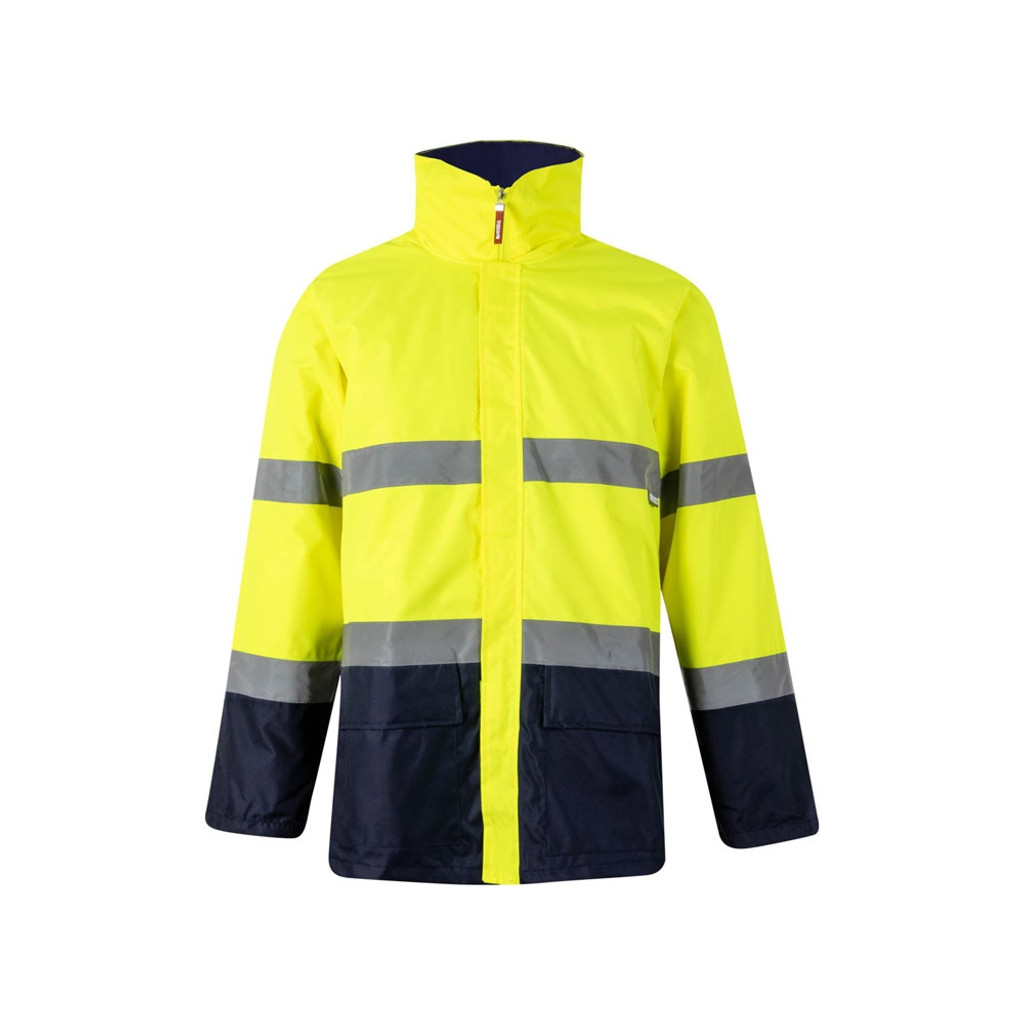 VL THEMIS LARGE. Δίχρωμη ζακέτα (190g/m²), από πολυεστέρα (100%), με επίστρωση PU