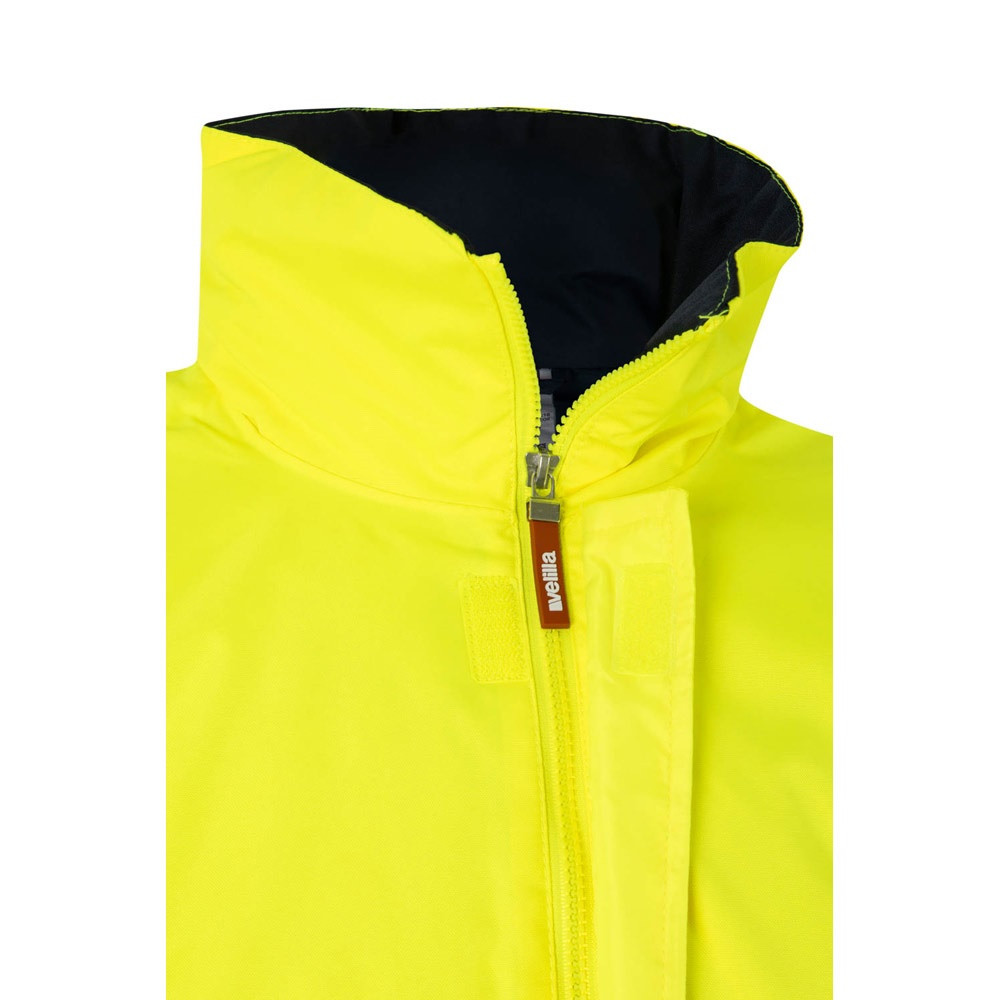 VL THEMIS LARGE. Δίχρωμη ζακέτα (190g/m²), από πολυεστέρα (100%), με επίστρωση PU