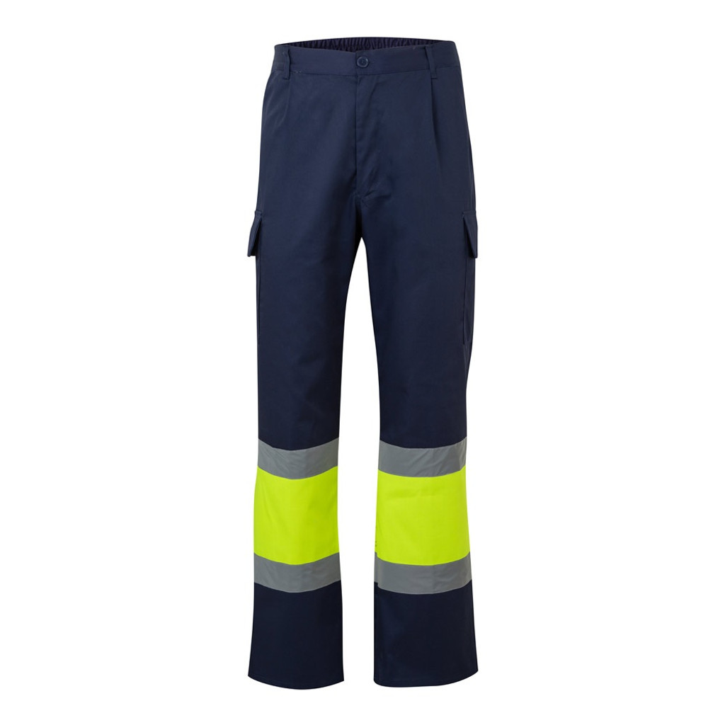 VL ARTEMIS. Δίχρωμο παντελόνι, από twill (190g/m²), από βαμβάκι (20%) και πολυεστέρα (80%)