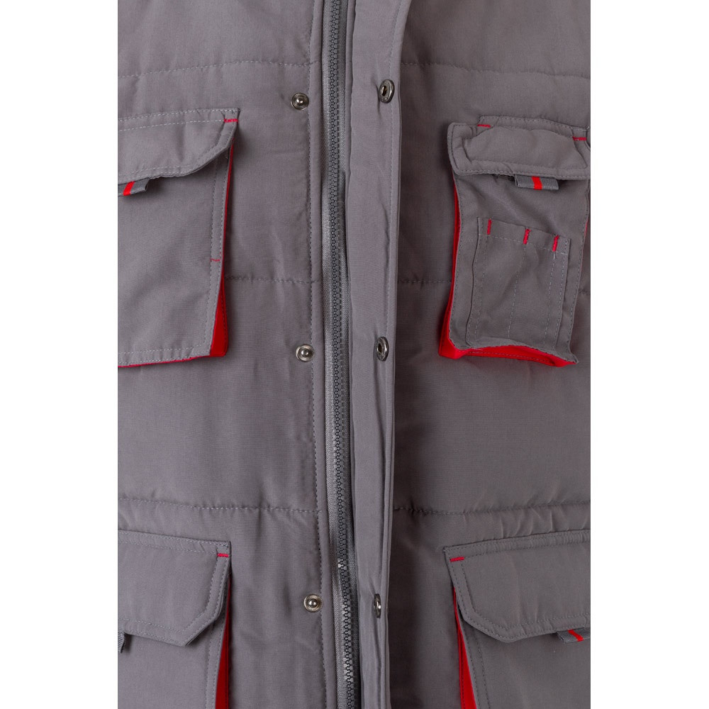 VL NERGAL. Γιλέκο με επένδυση, δίχρωμο, με πολλές τσέπες (120g/m²), από πολυεστέρα (100%)