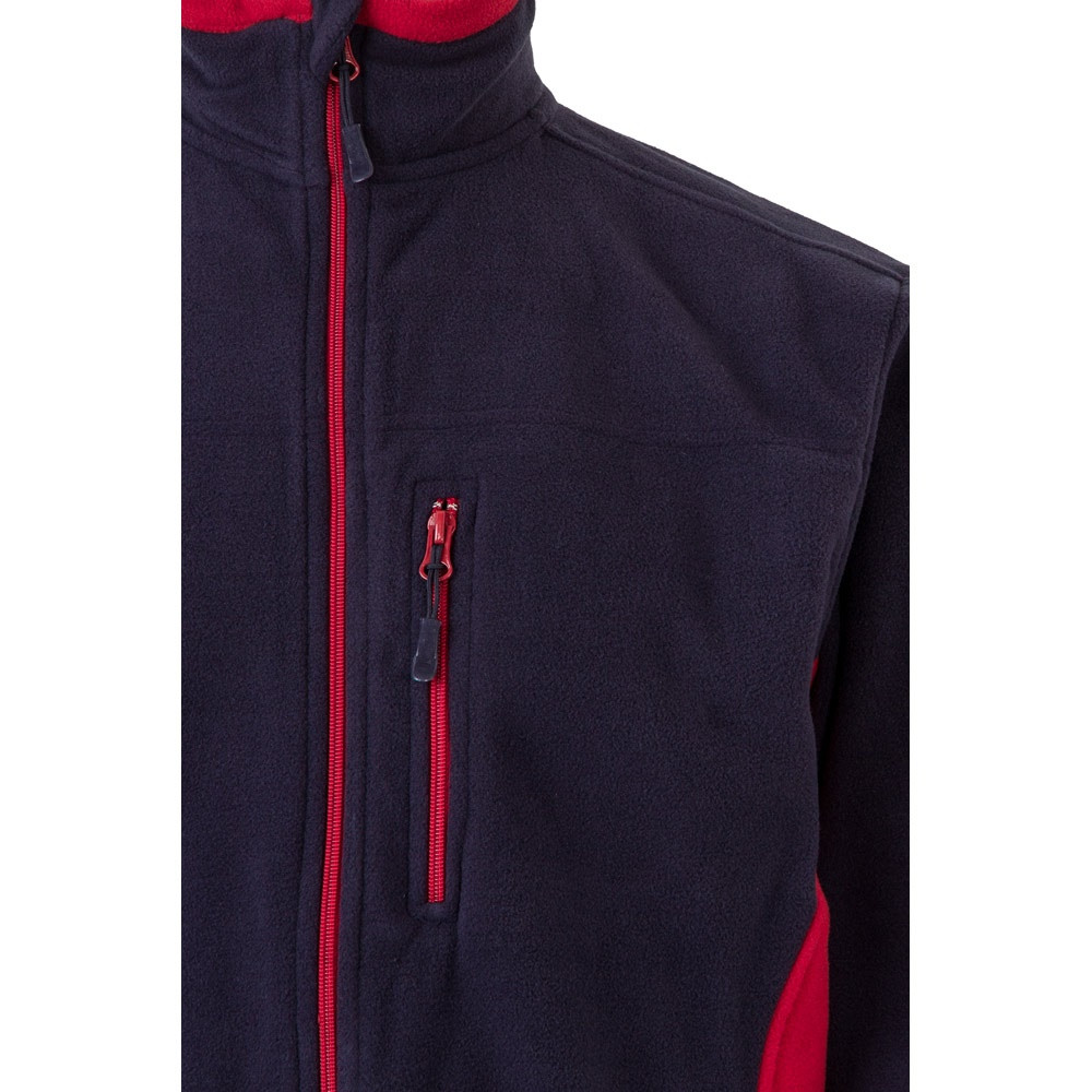 VL GERAS. Δίχρωμο fleece μπουφάν (220g/m²) από πολυεστέρα (100%)
