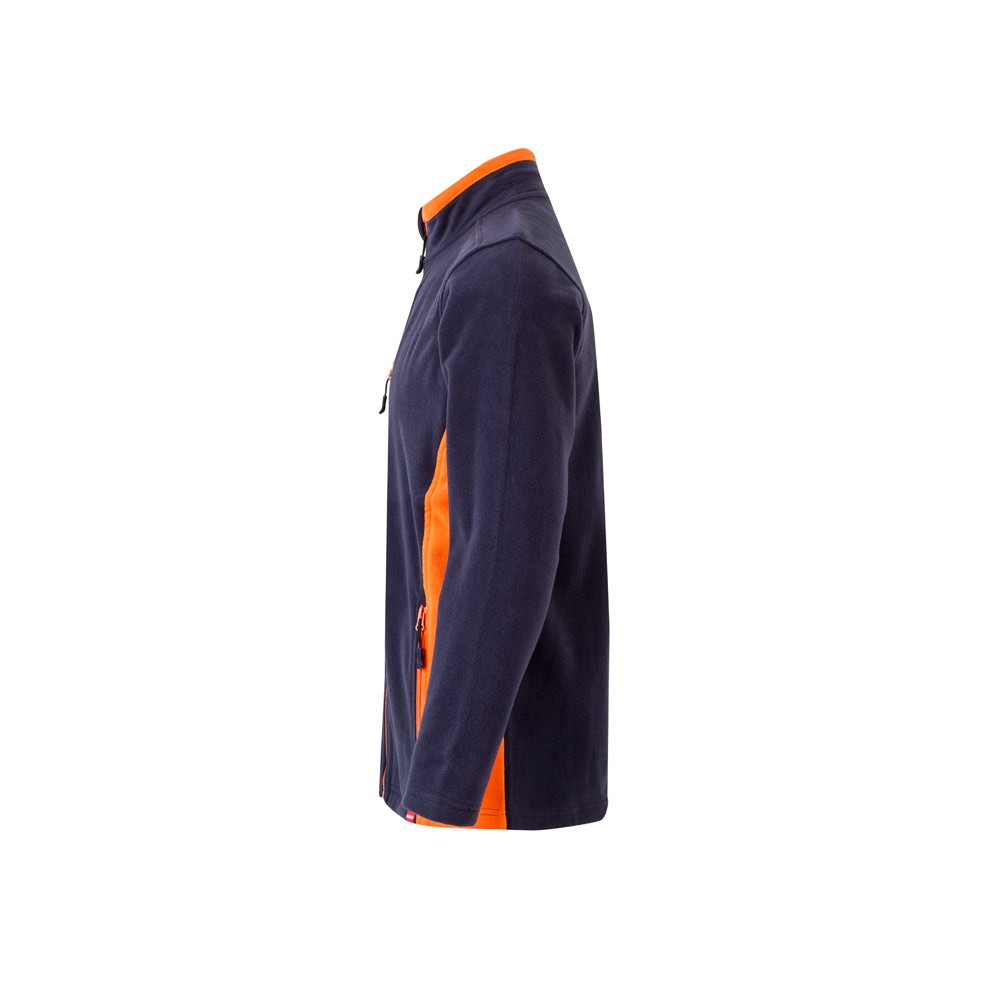 VL GERAS. Δίχρωμο fleece μπουφάν (220g/m²) από πολυεστέρα (100%)