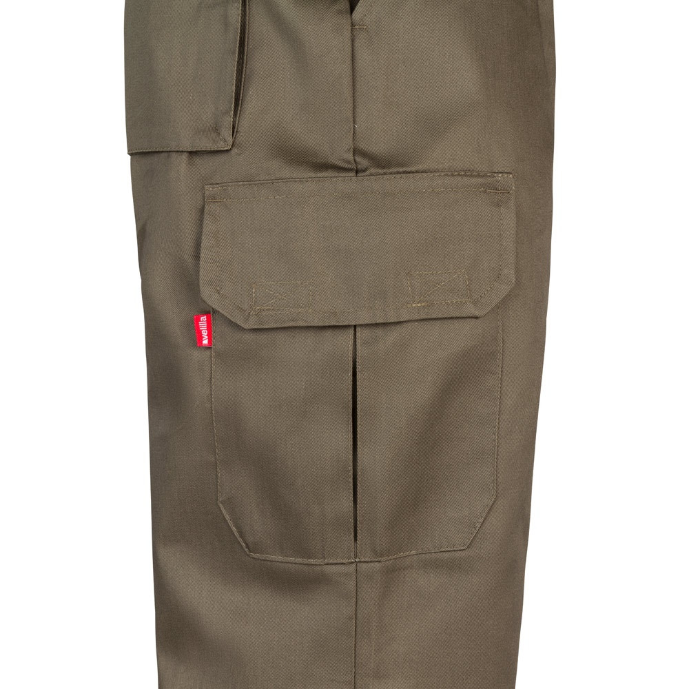 VL MABON. Παντελόνι twill με πολλαπλές τσέπες (200g/m²), από βαμβάκι (35%) και πολυεστέρα (65%)