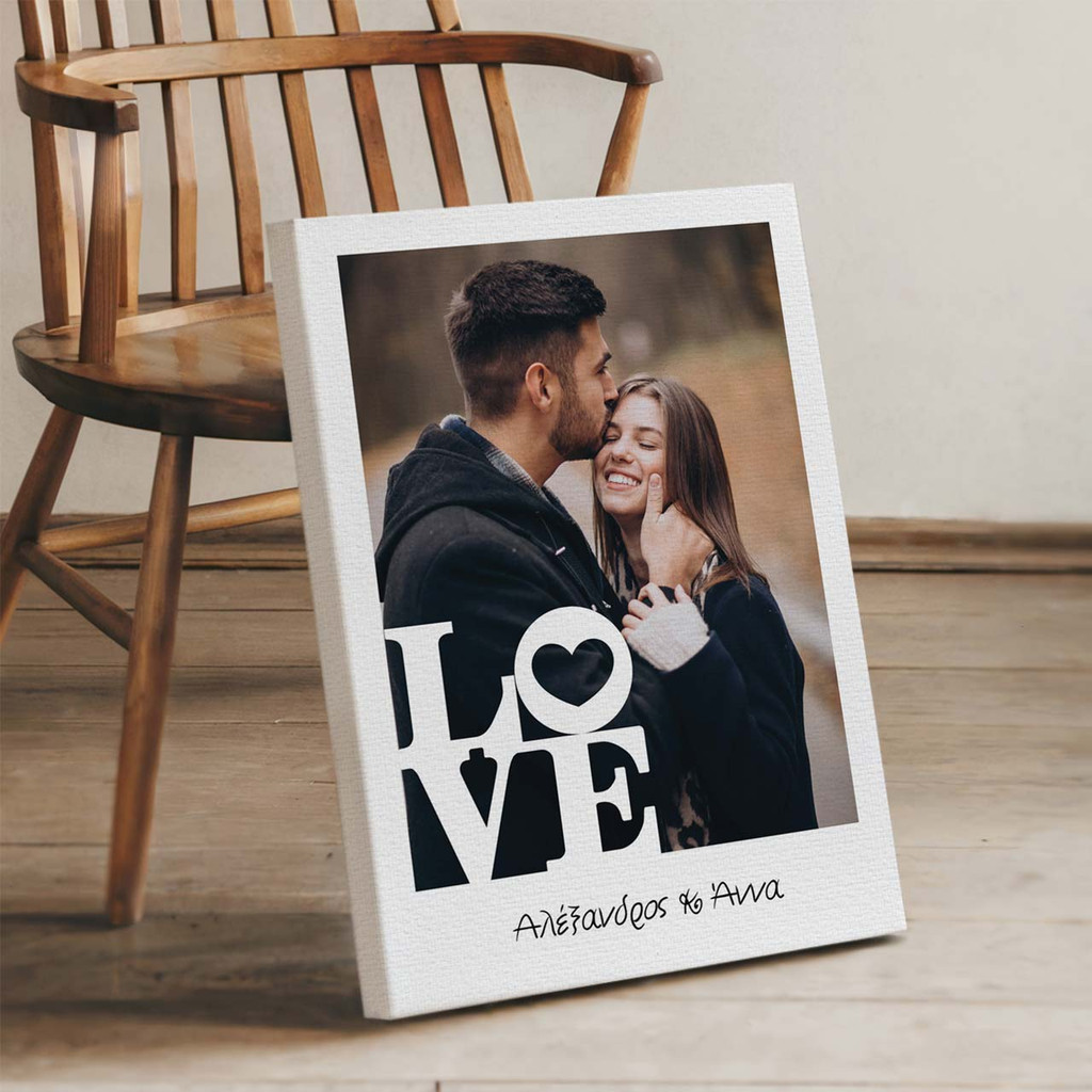 Πίνακας σε Καμβά Love