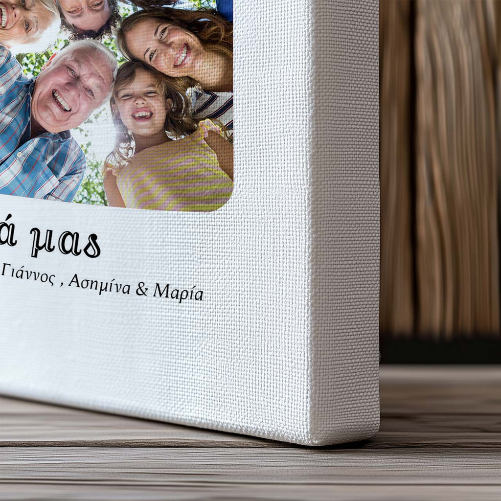 Πίνακας σε Καμβά Family moments
