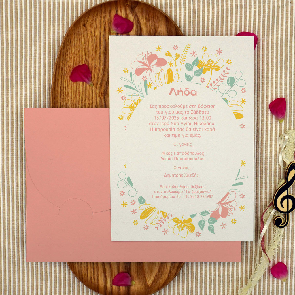 Προσκλητήριο Βάπτισης Sunday Morning