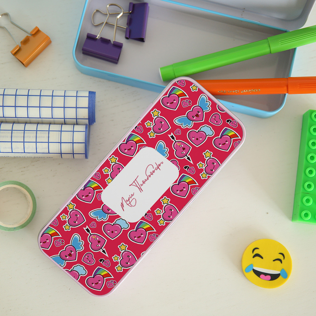 Κασετίνα Μεταλλική Playful Hearts