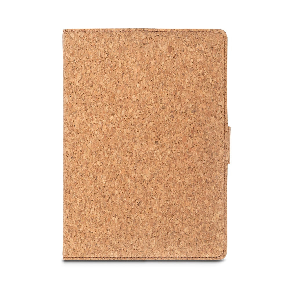 FIELDING. Φάκελος A5 από φελλό και ανακυκλωμένο πολυεστέρα (100% rPET) με αφαιρούμενο σημειωματάριο