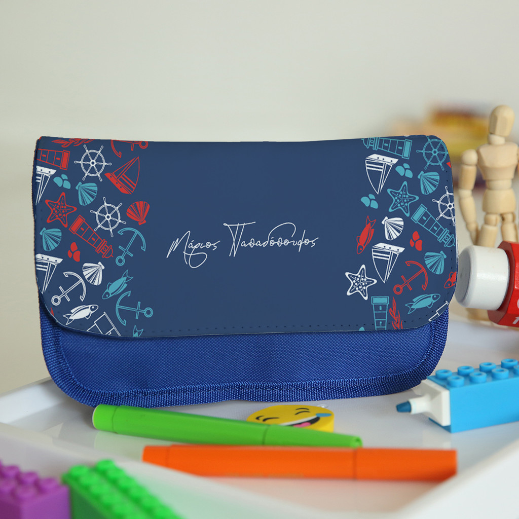 Κασετίνα Υφασμάτινη Navy