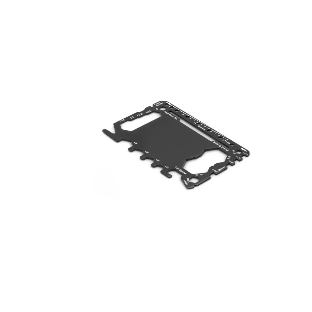 PEEBLES. Πολυλειτουργική κάρτα από ανοξείδωτο ατσάλι με 8 λειτουργίες