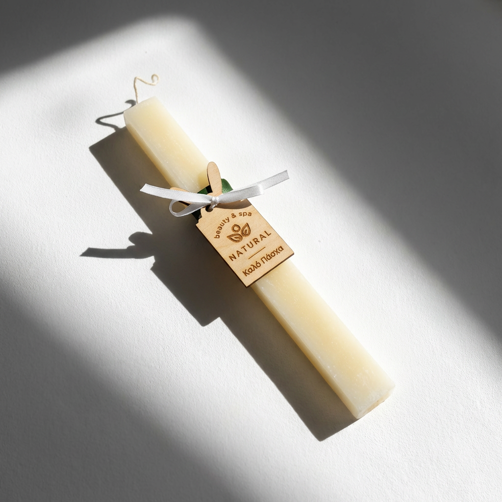 Εταιρική Λαμπάδα Wooden Bunny