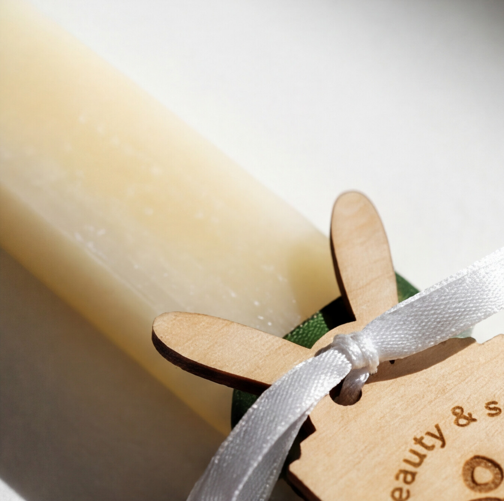 Εταιρική Λαμπάδα Wooden Bunny