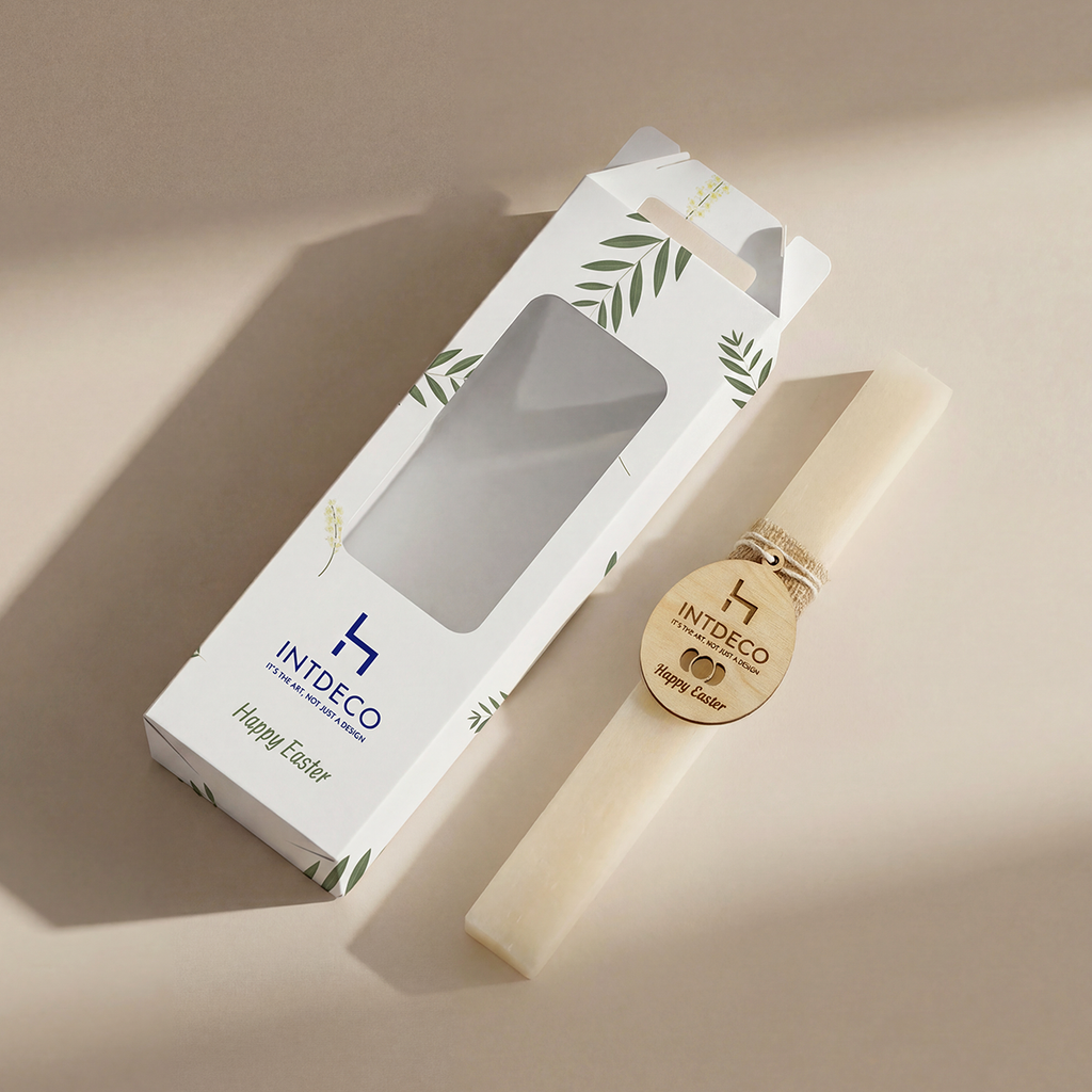 Εταιρική Λαμπάδα Wooden Egg