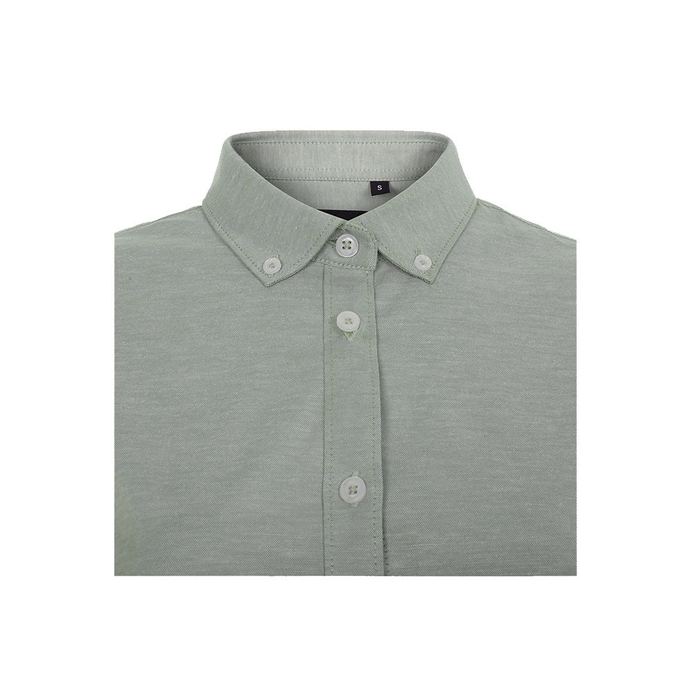 VL PRITHVI WOMEN. Γυναικείο πουκάμισο Oxford (180 g/m²) από βαμβάκι (50%), πολυεστέρα (45%) και ελαστάνη (5%)